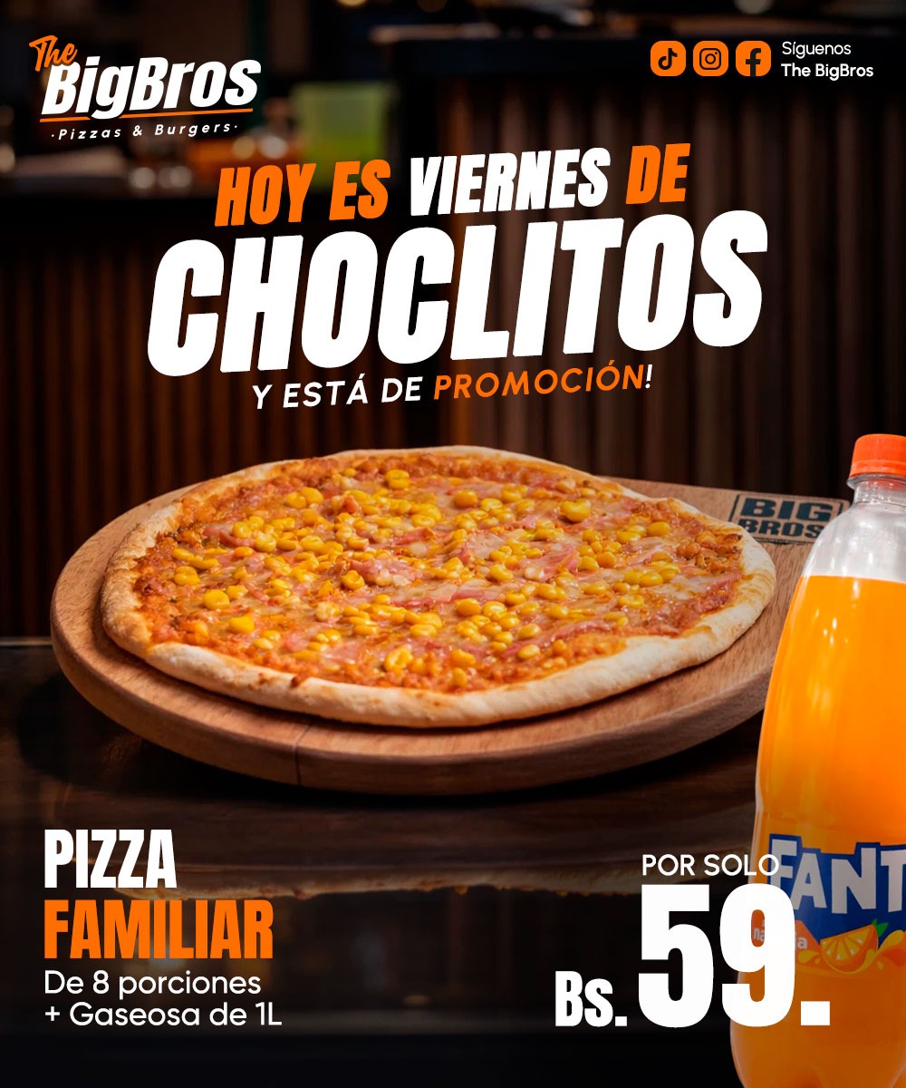 VIERNES: CHOCLITO FAM + PEPSI 1L
